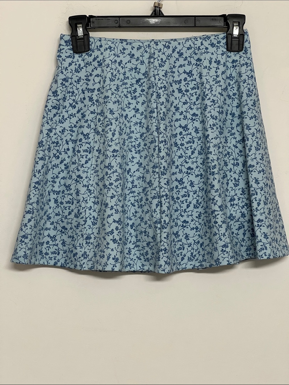 🌞 Laura Ashley y2k Sporty Light Blue Floral A-Line Mini Skorts women size XS